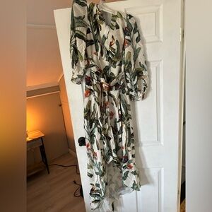 Patbo new with tags tropical print high low romper